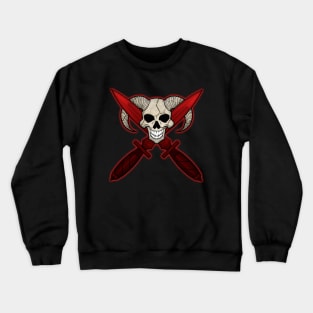 Skull Badge Crewneck Sweatshirt